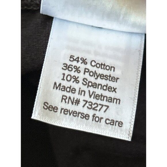 Croft & Barrow Womens Black Skimmer Pants S Cotton Blend Everyday Comfortable - Picture 5 of 9